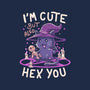 I'm Cute But Also Hex You-none removable cover w insert throw pillow-koalastudio