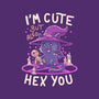 I'm Cute But Also Hex You-none drawstring bag-koalastudio