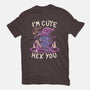 I'm Cute But Also Hex You-womens basic tee-koalastudio