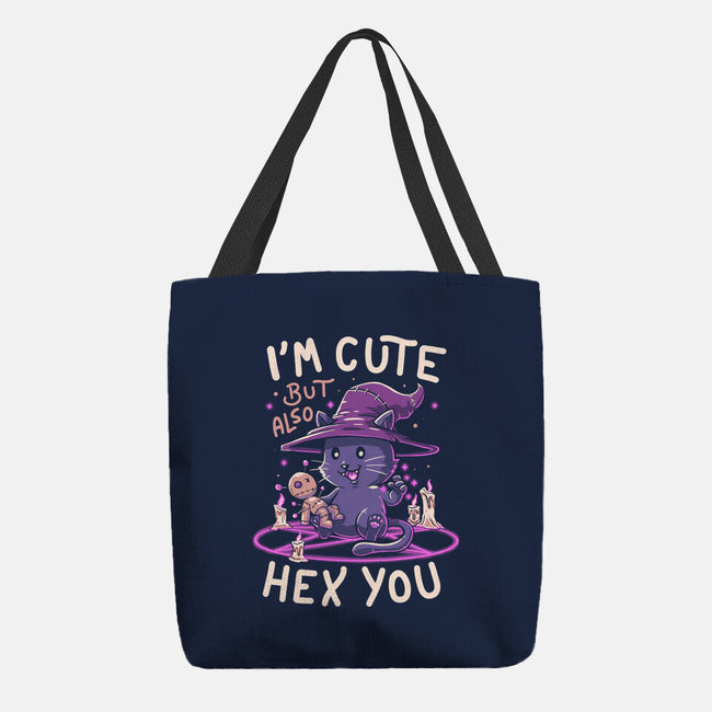 I'm Cute But Also Hex You-none basic tote bag-koalastudio