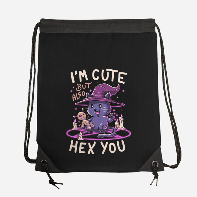 I'm Cute But Also Hex You-none drawstring bag-koalastudio