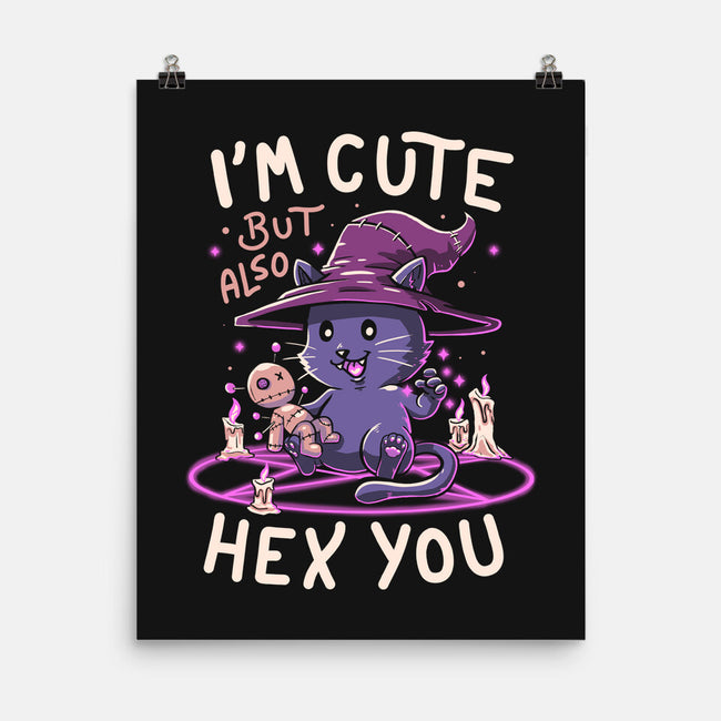 I'm Cute But Also Hex You-none matte poster-koalastudio