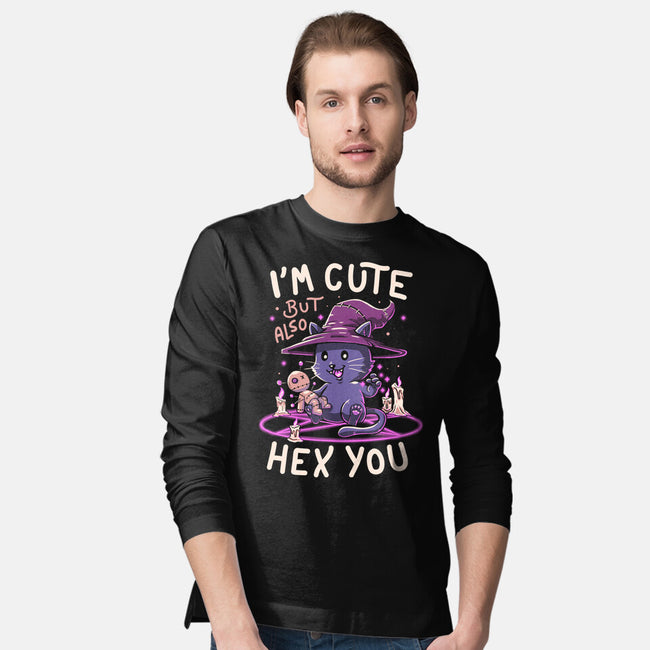 I'm Cute But Also Hex You-mens long sleeved tee-koalastudio