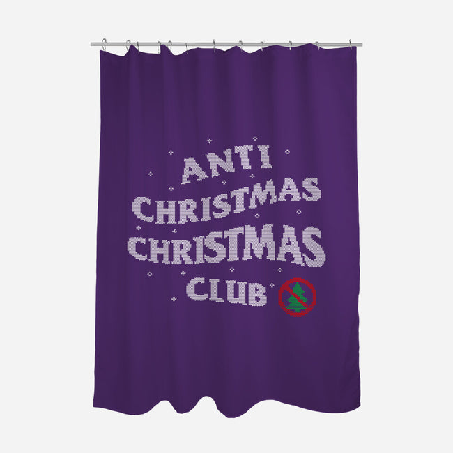 Anti Christmas Club-none polyester shower curtain-Rogelio