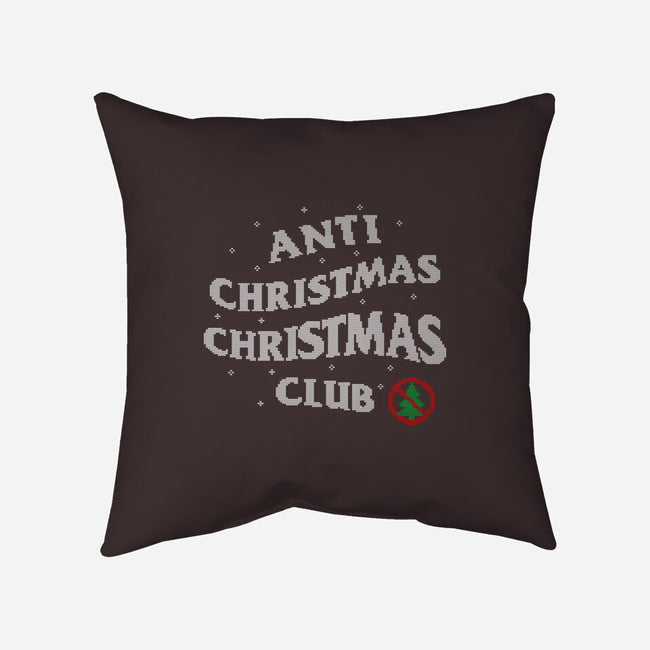 Anti Christmas Club-none removable cover throw pillow-Rogelio