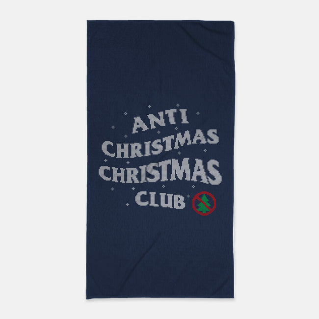 Anti Christmas Club-none beach towel-Rogelio