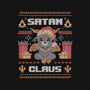 Satan Claus-womens racerback tank-eduely