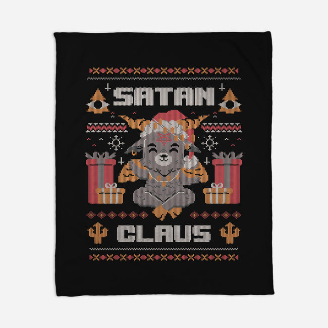 Satan Claus-none fleece blanket-eduely