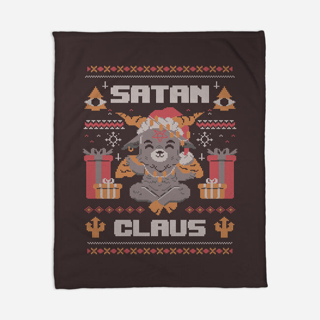 Satan Claus-none fleece blanket-eduely