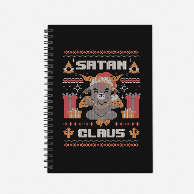 Satan Claus-none dot grid notebook-eduely