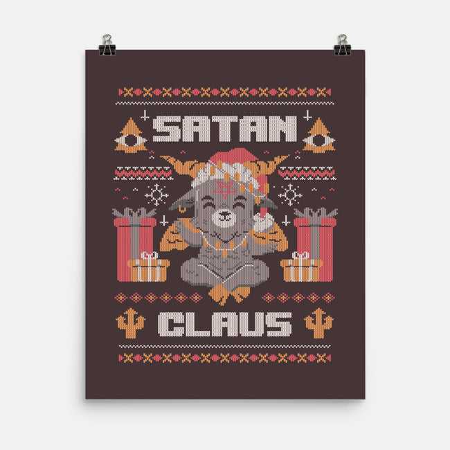 Satan Claus-none matte poster-eduely