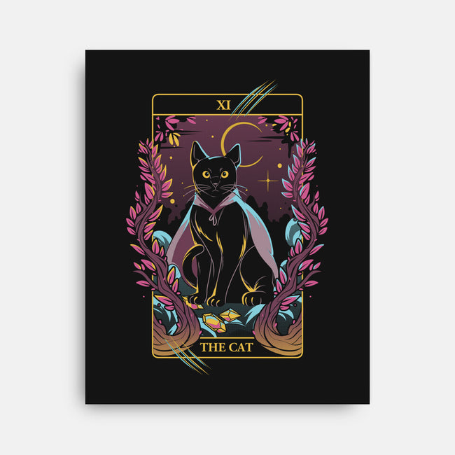 Tarot Cat-none stretched canvas-yumie