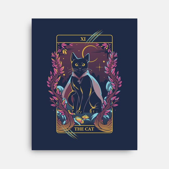 Tarot Cat-none stretched canvas-yumie