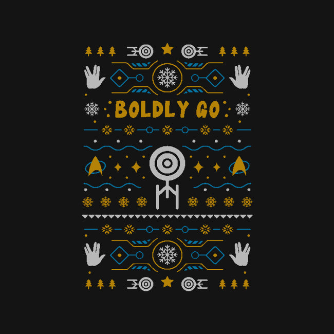 Boldly Into Christmas-unisex baseball tee-Logozaste