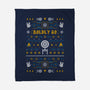 Boldly Into Christmas-none fleece blanket-Logozaste