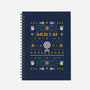 Boldly Into Christmas-none dot grid notebook-Logozaste