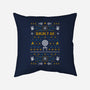 Boldly Into Christmas-none removable cover w insert throw pillow-Logozaste