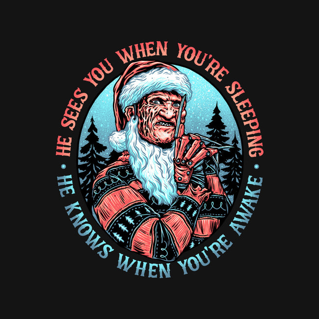 Nightmare Santa-womens basic tee-momma_gorilla