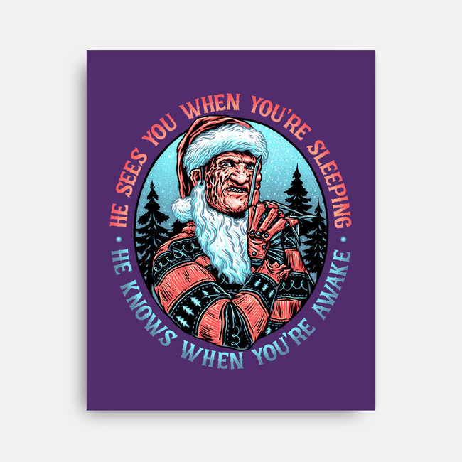 Nightmare Santa-none stretched canvas-momma_gorilla