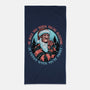 Nightmare Santa-none beach towel-momma_gorilla