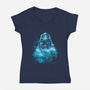 Nefarious Nebula-womens v-neck tee-kharmazero