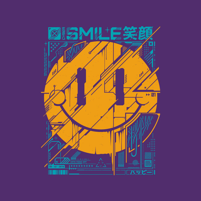 Cyber Smile-mens basic tee-StudioM6