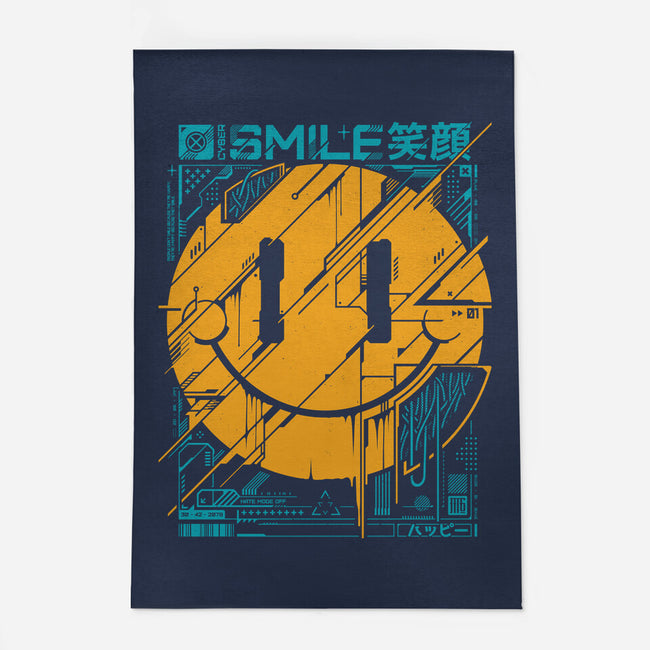 Cyber Smile-none indoor rug-StudioM6