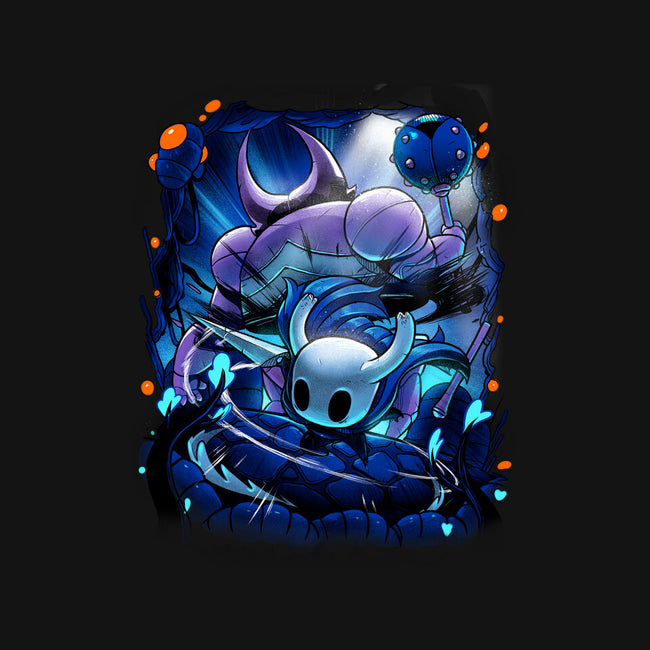 The Knight Of Hallownest-none removable cover w insert throw pillow-Bruno Mota