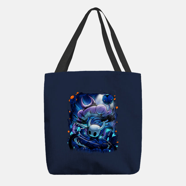 The Knight Of Hallownest-none basic tote bag-Bruno Mota