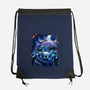 The Knight Of Hallownest-none drawstring bag-Bruno Mota