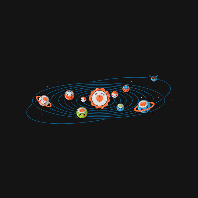 Sushi Solar System-none memory foam bath mat-erion_designs