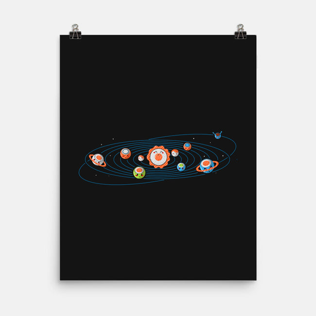 Sushi Solar System-none matte poster-erion_designs