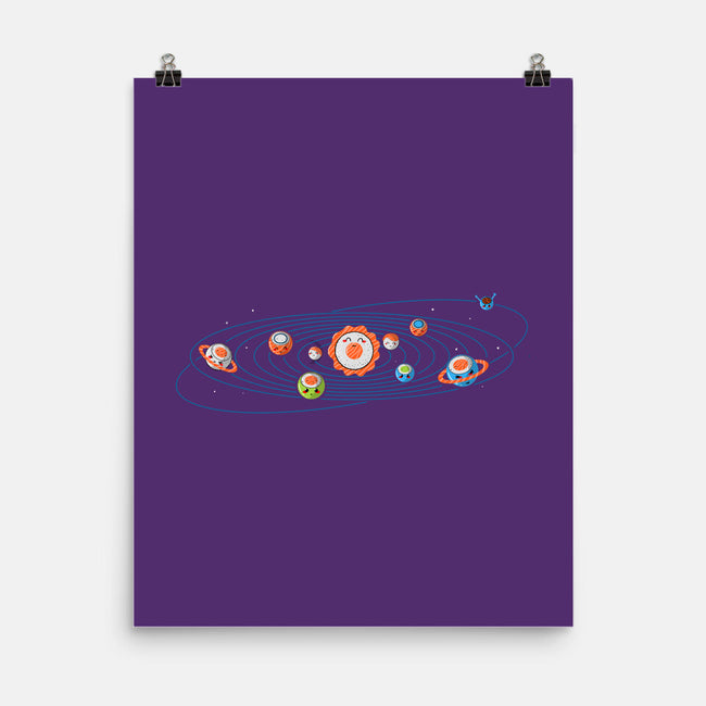Sushi Solar System-none matte poster-erion_designs