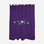 Sushi Solar System-none polyester shower curtain-erion_designs