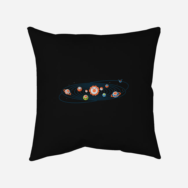 Sushi Solar System-none removable cover w insert throw pillow-erion_designs