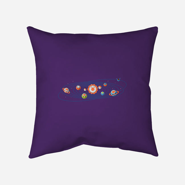Sushi Solar System-none removable cover w insert throw pillow-erion_designs