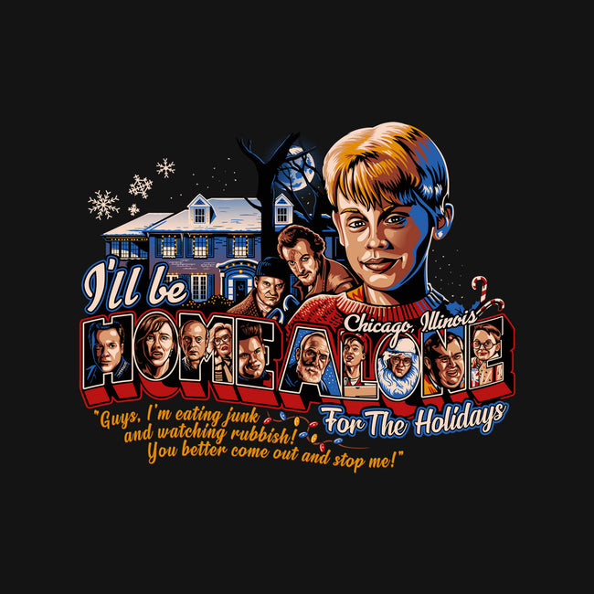 Home Alone For The Holidays-mens heavyweight tee-goodidearyan