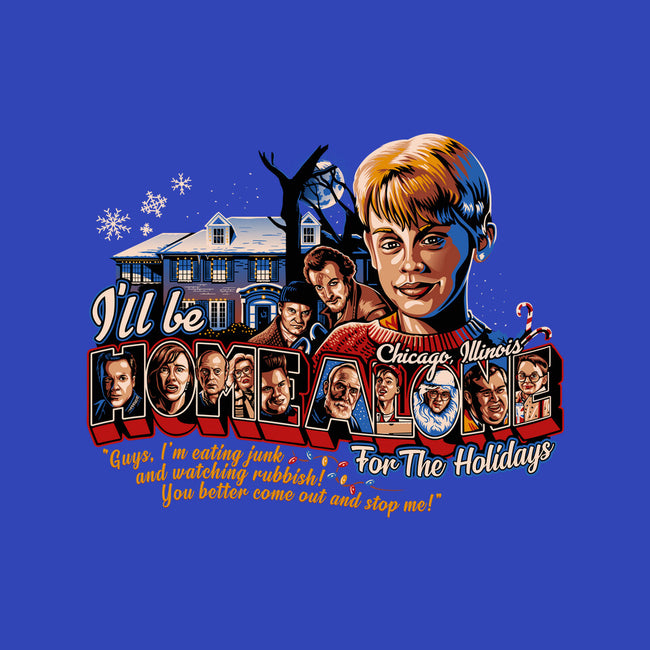 Home Alone For The Holidays-youth crew neck sweatshirt-goodidearyan