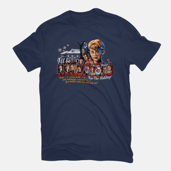 Home Alone For The Holidays-mens premium tee-goodidearyan