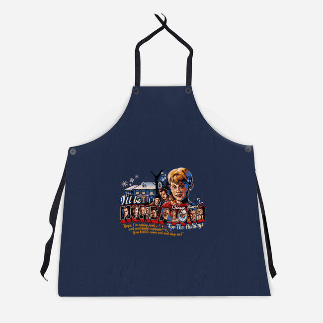 Home Alone For The Holidays-unisex kitchen apron-goodidearyan