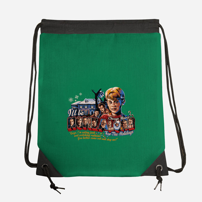 Home Alone For The Holidays-none drawstring bag-goodidearyan