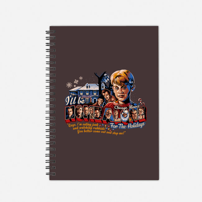 Home Alone For The Holidays-none dot grid notebook-goodidearyan