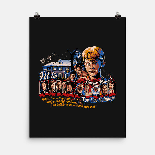 Home Alone For The Holidays-none matte poster-goodidearyan