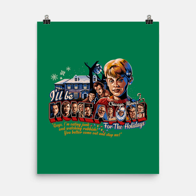 Home Alone For The Holidays-none matte poster-goodidearyan