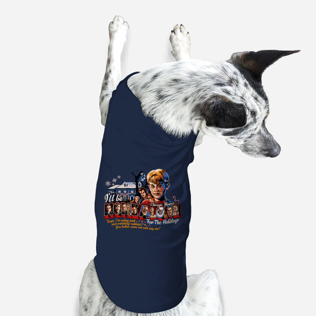 Home Alone For The Holidays-dog basic pet tank-goodidearyan