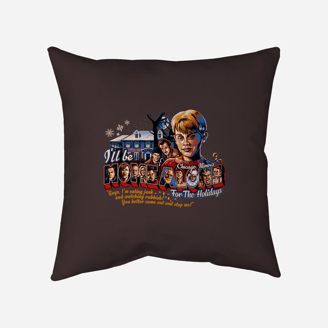 Home Alone For The Holidays-none removable cover throw pillow-goodidearyan