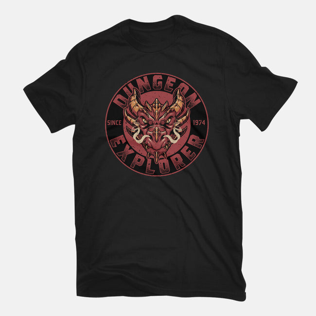 Dungeon Explorer-mens heavyweight tee-The Inked Smith