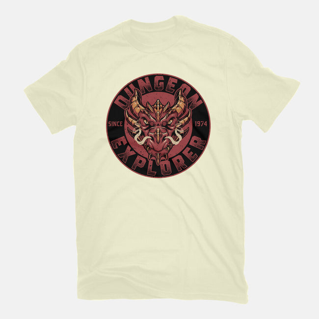 Dungeon Explorer-mens basic tee-The Inked Smith
