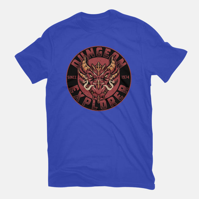 Dungeon Explorer-mens basic tee-The Inked Smith