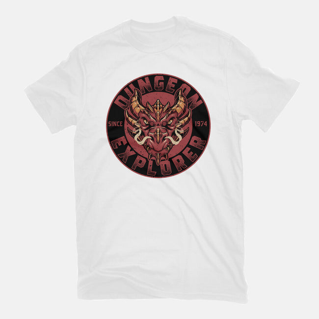 Dungeon Explorer-mens heavyweight tee-The Inked Smith
